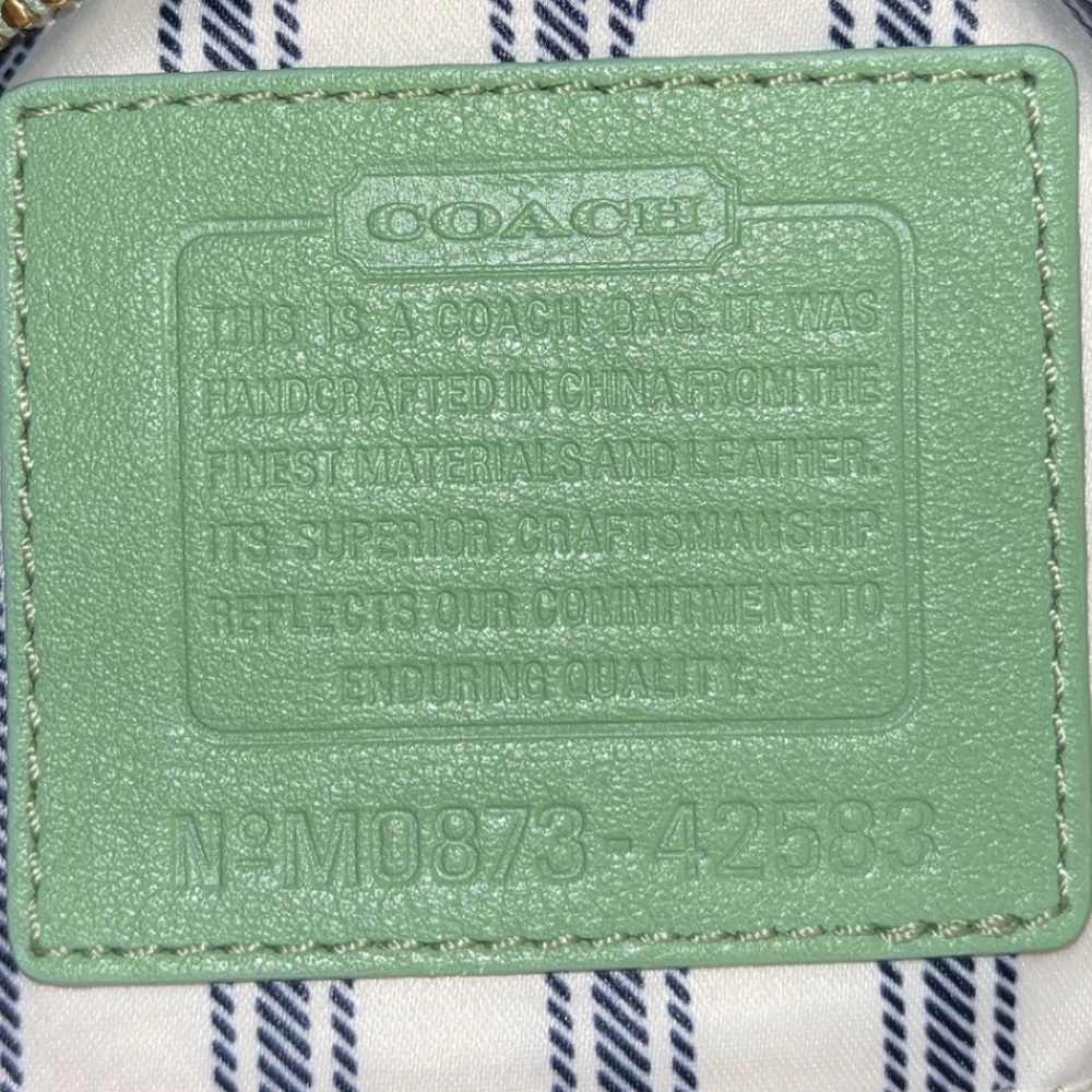 Coach 2008 Bonnie Cashin carry Limited Edition Double Kisslock Bag NWOT - Picture 14 of 15